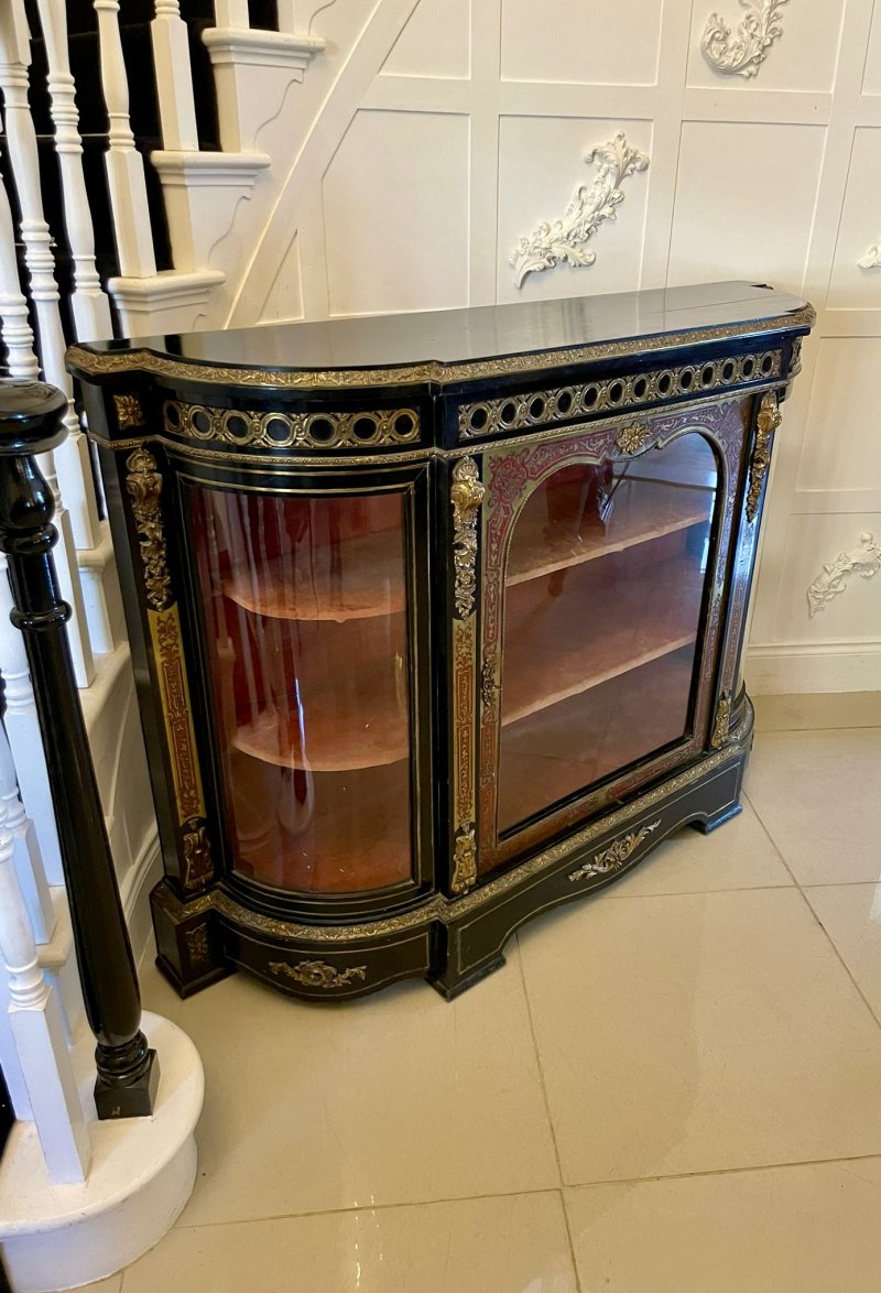 Antique French Boulle Display Cabinet